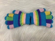 Girls Winter Gloves by James Paul Acrylic Knit Lined Warm Blue NWT Youth Size