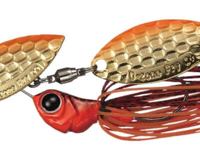 Evergreen Spinnerbait MoDO Zone Fry 1/4oz Double Willow #08 Prespawn Dynamite (O