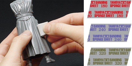 Tamiya 87163 - Accessories - Sanding Sponge 320 Grit - New
