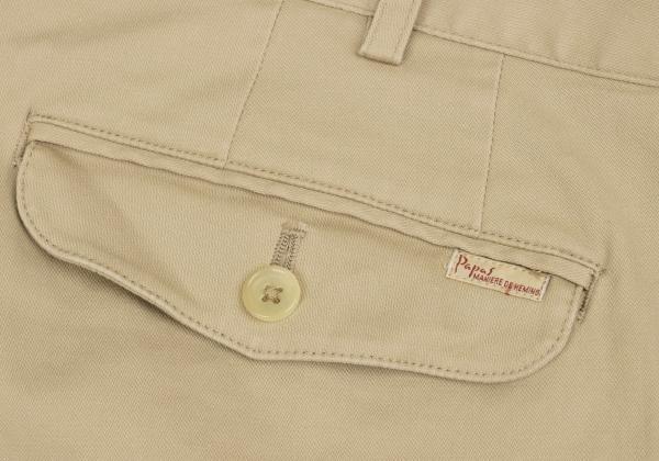 Papas Waist Label Cotton Straight Stretch Pants Size 52LL(K Papas Waist Label Cotton Straight Stretch Pants Size 52LL(K