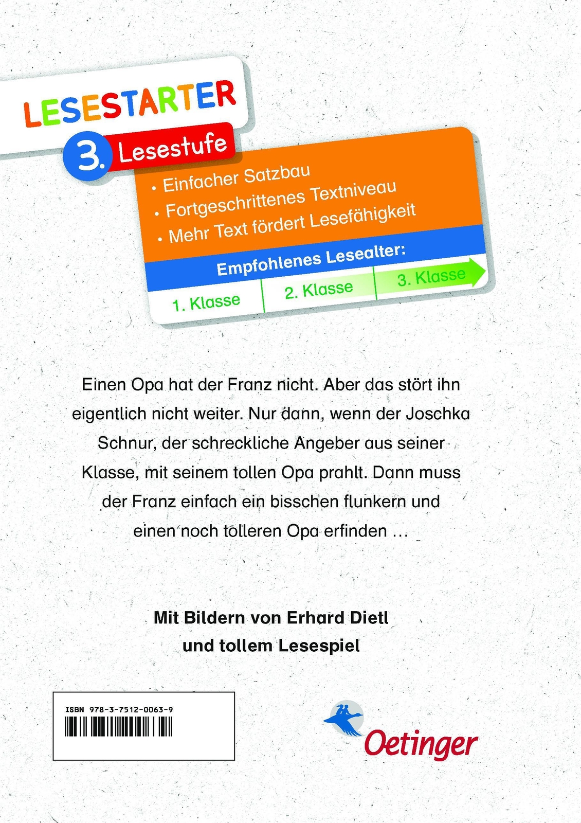 Thumbnail - Opageschichten Vom Franz Lesestarter. 3. Lesestufe Christine