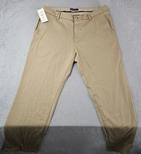 Dockers Pants Mens 36x32 Straight Fit Chinos Signature Khaki Lux Cotton Stretch