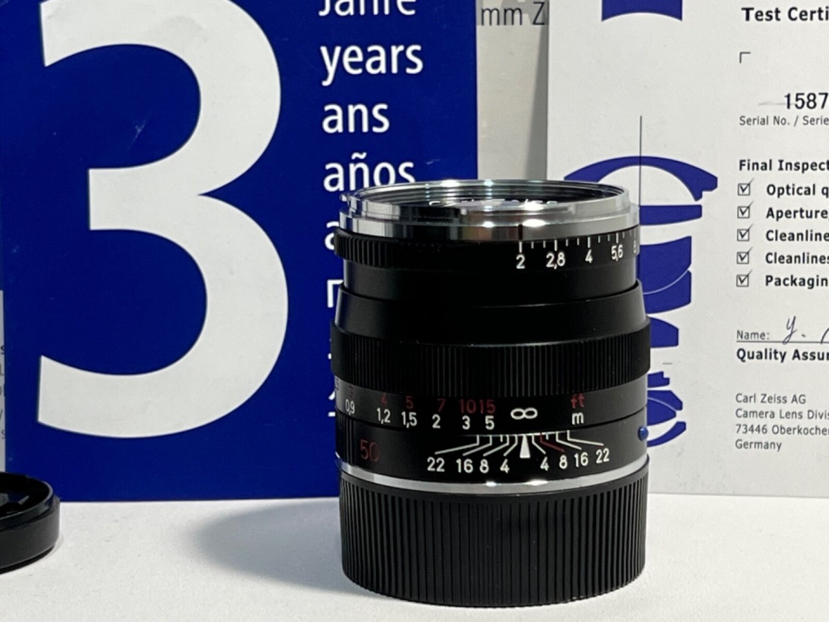 Carl Zeiss Planar T* 50mm f/2 ZM Lens For Leica M Mount Carl Zeiss Planar T* 50mm f/2 ZM Lens For Leica M Mount
