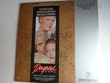 DANGEROUS LIAISONS LASERDISC 2 discs NTSC Glenn Close Michelle Pfeiffer