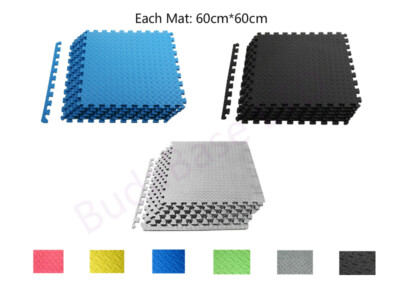 NEW 60x60cm interlocking Soft EVA Foam Mats Kids Play/Gym/Exercise
