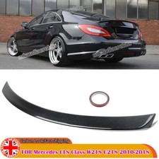 FOR MERCEDES CARBON COLOR LIP CLS W218 C218 11-2018 REAR BOOT  STYLE SPOILER