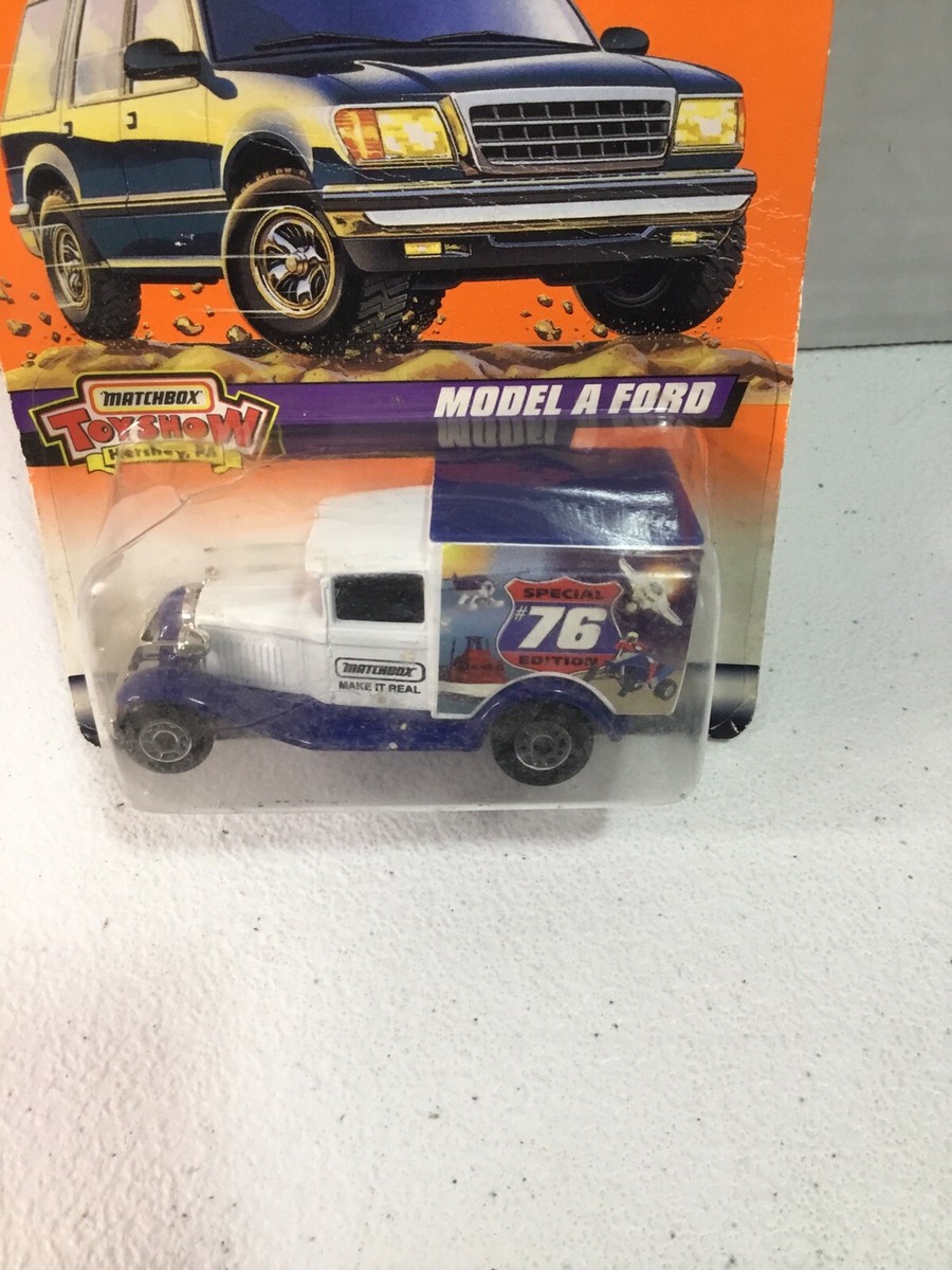 Voiture Miniature Matchbox Ford Model A Van - Édition Spéciale Auckland Warriors - 1/64 MINT