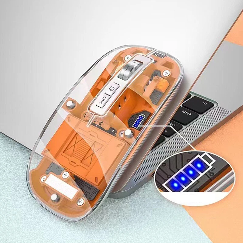 Wireless mouse mini mute Portable With magnetic attraction Rechargeable optics - Image 3 of 4