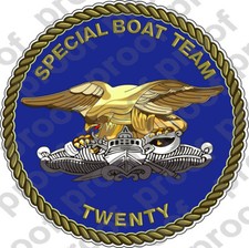 STICKER USN UNIT SEAL TEAM 20
