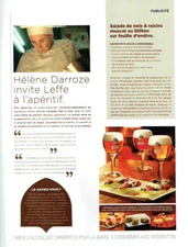 Advertising 1220 2011 beer Abbey Leffe & Helène Darroze at the aperitif