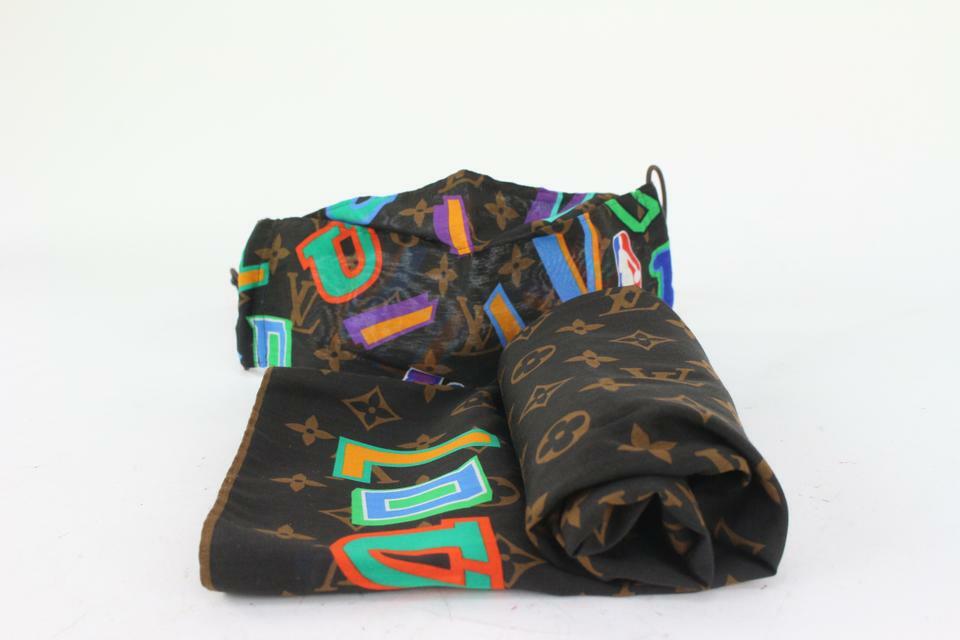 LV ヴァージルアブロー モノグラム アニマルマスクカバー バンダナ Virgil Abloh Louis Vuitton NBA Monogram Mask and Bandana Set