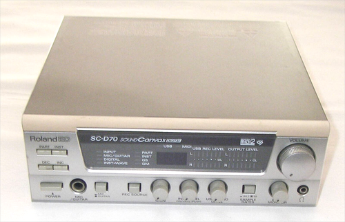Modulo Sonoro Roland SC-D70 Sound Canvas - Usato In Buone Condizioni Con Spedizione Gratuita - Foto 2