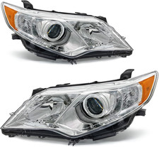 For 2012 2013 2014 Camry Headlight Assembly Compatible 2012-2014 Toyota Camry L/