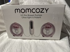 Momcozy V2 Pro Breast Pumps Ultra-Light Potent - Hands Free Pumping - New