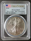 2016 $1 American Silver Eagle Dollar PCGS MS69
