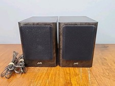 JVC SP-UX1000GR Compact Bookshelf Speakers with Speaker Wires 4 Ohms Tested