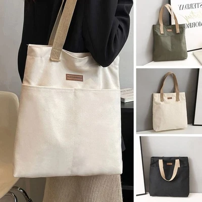 Large Capacity Tote Bags Canvas Shopping Bag Fashion Handbags Women