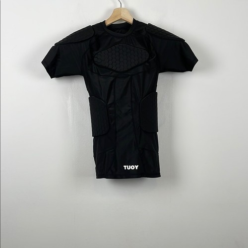TUOY Compression Padded Football Rib Protector Short Sleeve Men's S Sports Shirt