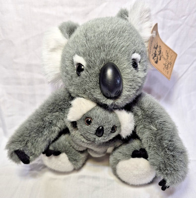 Koala Bear w/ Baby Plush Boomerang Ascool Austrailia New W/ Tag