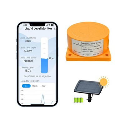 Moray Smart WiFi Water Level Sensor Water Tank Level Monitor Oil Tank Gauge S...