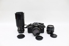 Minolta X-700 35mm SLR Film Camera w/ 3 Lenses