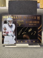 🇨🇦 2015 Panini Black Gold Metallic Marks Nelson Agholor 06/99 NFL Hard Signed