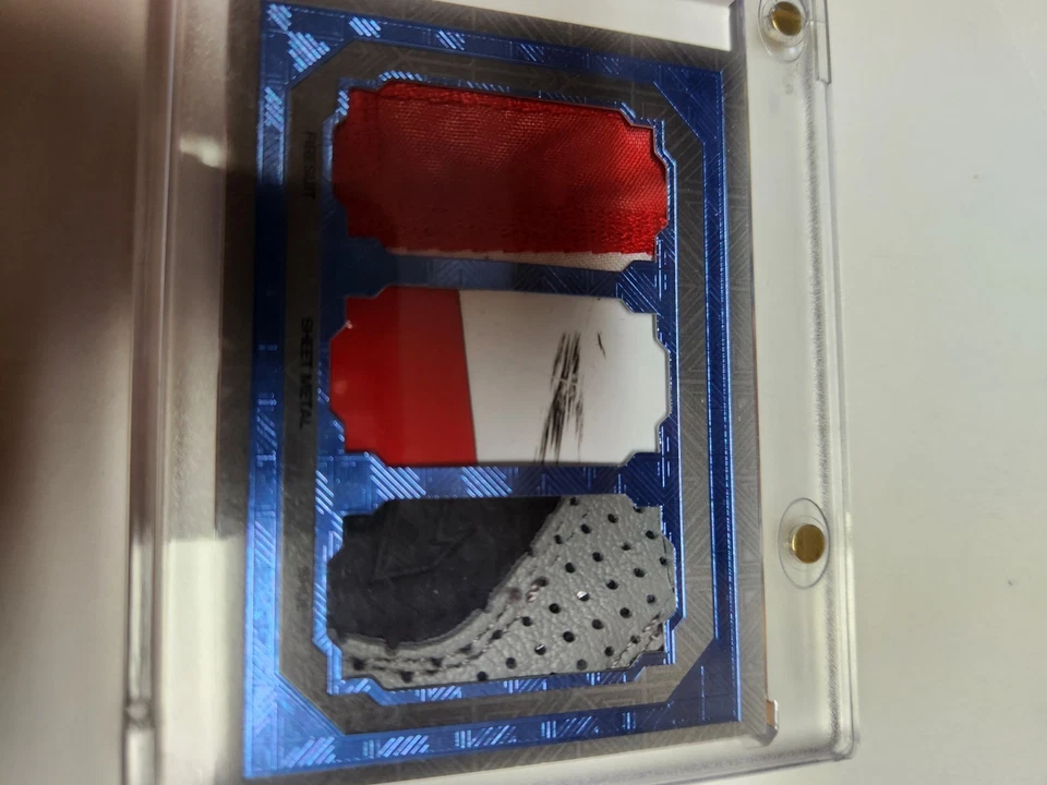 2013 Press Pass Classic Compilations Kasey Kahne 1/5 Sheet MetalGlovesFiresuit - Image 3 of 4