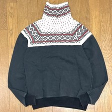 KAPITAL Cotton L/S High Neck Sweatshirt Size 2 KL1025055