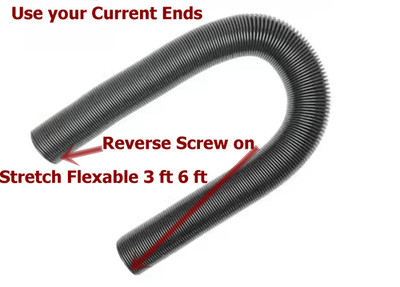 ProTeam Lavex Perfect Bissell  Backpack Vacuum Hose Flexable stretch 3 ft to 6ft