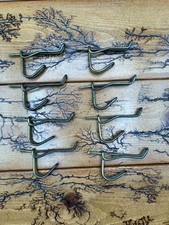 8 Vintage Wire Farmhouse Coat Hat Wall Hooks