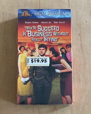 HOW TO SUCCEED IN BUSINESS WITHOUT REALLY TRYING (1967) Sealed VHS Musical