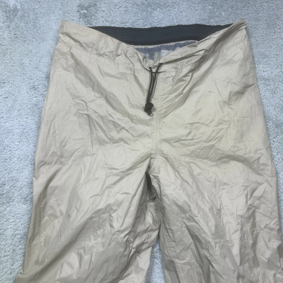 Pantalones de sombra de lluvia Patagonia vintage para hombre S 31x31,5 tostado nailon malla forrados al aire libre Foto 3 de 4
