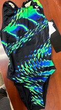 TYR Green printed One Piece