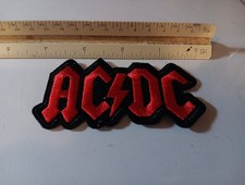Concert Patch AC/DC Red And Black Iron on patch Punk/Rock/Heavy Metal/ Music