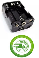 6xAA Battery Holder with 9V-Style Snap Connectors 9V - Philmore BH363