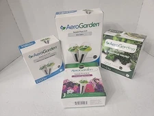 AeroGarden Miracle Grow Seed Pod Kits Assorted Varieties Lot of 4 NEW Sealed