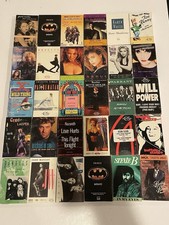 Huge Lot of 63 Cassette Singles Mixed Genres Prince Bon Jovi Stevie B And More