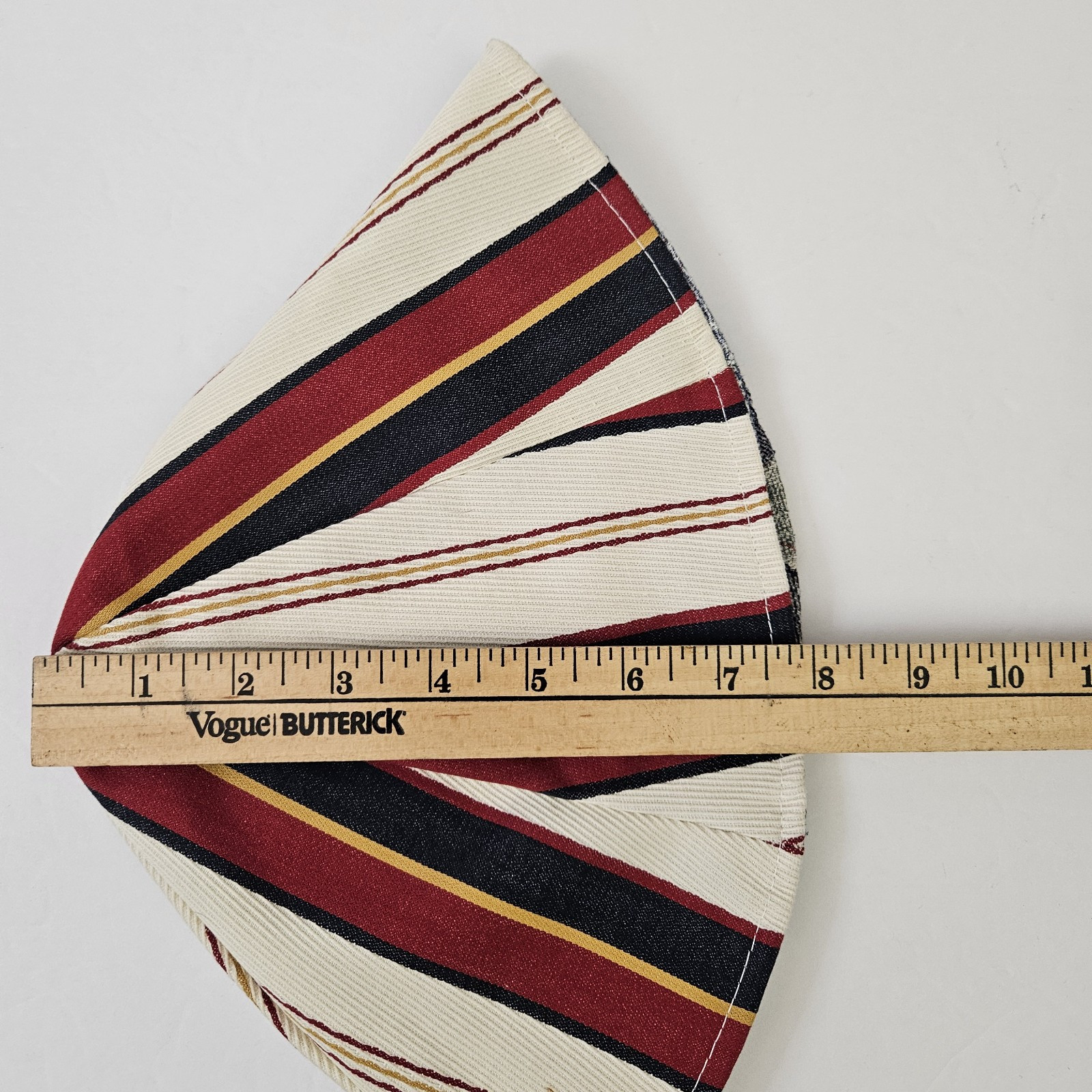 Denim Patchwork Reversible Tulip Hat Multicolor V… - image 11