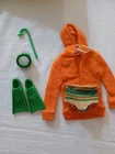 Vintage Ken Doll 1964 Skin Diver #1406  EUC A/O Complete Swim Gear