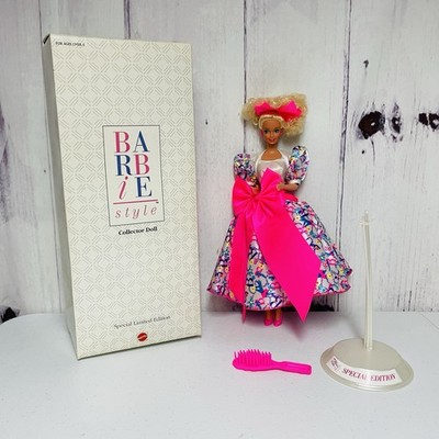 Vintage 1990 Barbie Style Collector Doll Special Limited Edition Mattel 5315