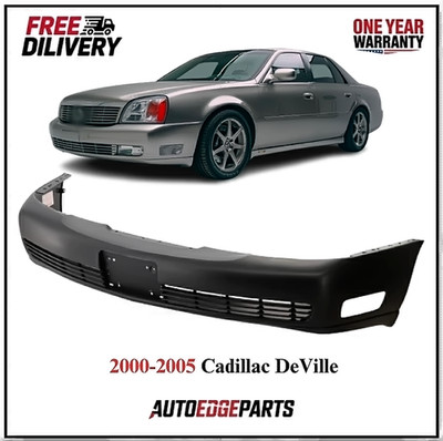 Front Bumper Cover For 2000-2005 Cadillac DeVille Base DHS Primed GM1000610