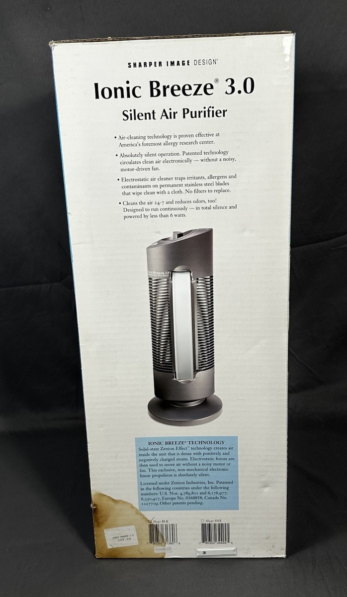 Sharper Image Ionic Breeze 3.0 Ionizer Air Purifier SI397