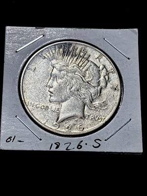 1926-S San Francisco Mint Silver Peace Dollar circulated