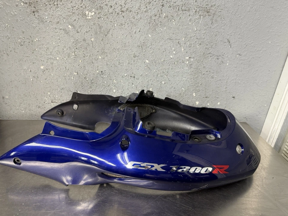 99-07 SUZUKI GSXR 1300 2000 HAYABUSA OEM CARENADO TRASERO PLÁSTICO AZUL Foto 2 de 4