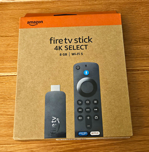 Amazon Fire TV Stick 4K Select 8GB Wi-Fi Black 4K HDR Voice Control ...