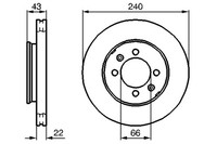 2X Bremsscheibe Bosch 0 986 478 813 FüR MG Montego Metro 100 Rover XP Estate XE