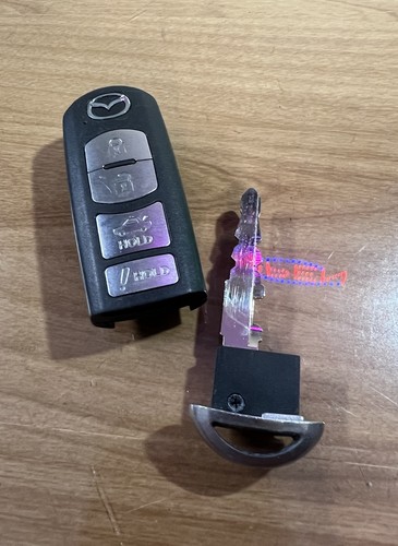 Mazda Smart Key SKE13D-01 WAZSKE13D01 for 3 6 CX3 CX5 CX9 MX5 Miata 2013-2019 - Picture 3 of 7