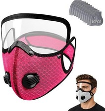 Reusable Carbon Filter Dust Mask with Goggles 5-Layer Respirator