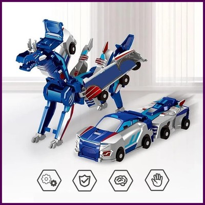 Unicorn Transformer : Magic Transformation Super Combination Car Toy 2 In 1 Kids