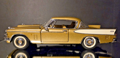NEW!  Danbury Mint, 1957 Studebaker Golden Hawk, 1:24 Diecast in Box